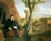 Joseph Severn Posthumous Portrait of Shelley Writing Prometheus Unbound oil painting picture wholesale